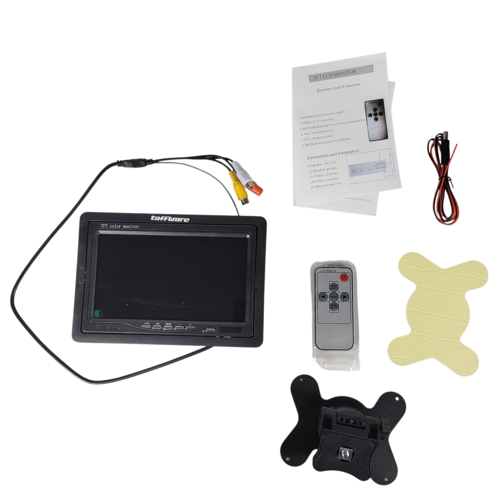 Taffware Layar Monitor Mobil Car Digital Display TFT LCD 7 Inch - C-T703 Gambar produk Taffware Layar Monitor Mobil Car Digital Display TFT LCD 7 Inch - C-T703