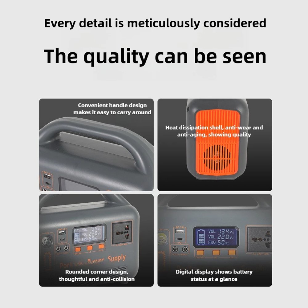 SUYIJIA Portable Power Supply Station Outdoor Generator 400W 60000mAh - M400-01 Gambar produk SUYIJIA Portable Power Supply Station Outdoor Generator 400W 60000mAh - M400-01