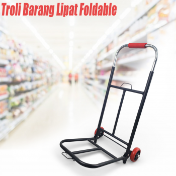 HAOTOOLS Troli Barang Lipat Foldable Trolley Cart Telescopic PU Wheels - HT-20
