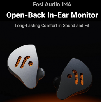 Fosi Audio Wired Earphones IEM Open-Back In-Ear Monitor Gaming Music - IM4