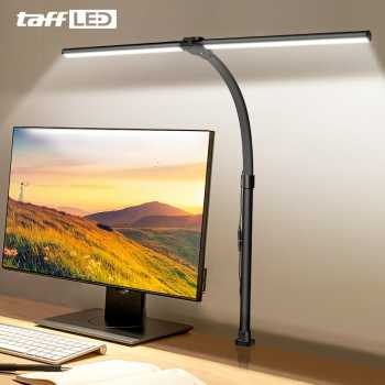 Gambar produk TaffLED Lampu Meja LED Double Head Eye Protection Tri Color Mode 24W - T188