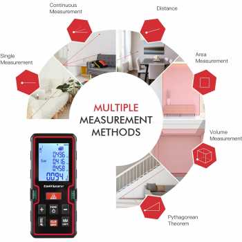 Taffware Meteran Laser Digital Distance Meter Rangefinder Portable 40M - S1