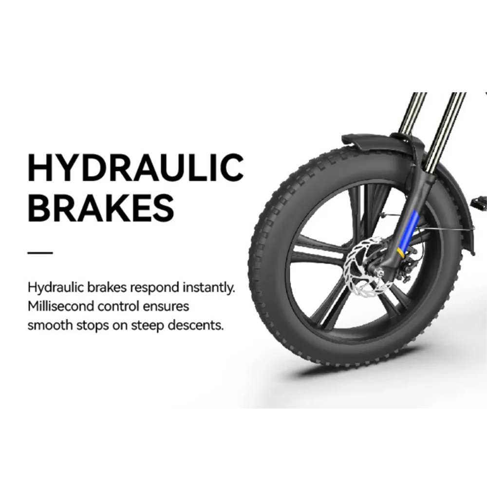 Gambar produk ClipClop Sepeda Listrik Fat Bike 20 Inch Brushless Motor 18.2Ah 750W - L2