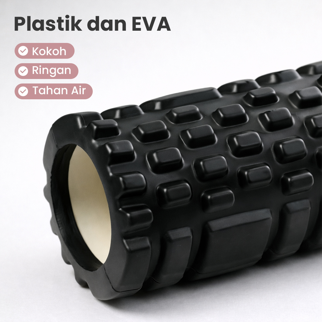 DR.XIE Rumble Roller Foam Yoga Massage Hollow Column EVA 25.5cm - DX219 Gambar produk DR.XIE Rumble Roller Foam Yoga Massage Hollow Column EVA 25.5cm - DX219