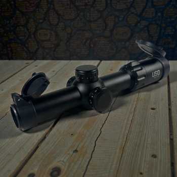 USO Rifle Tactical Scope Hunting Magnification IR FFP 1-6x24mm - 1-6x24IRFFP