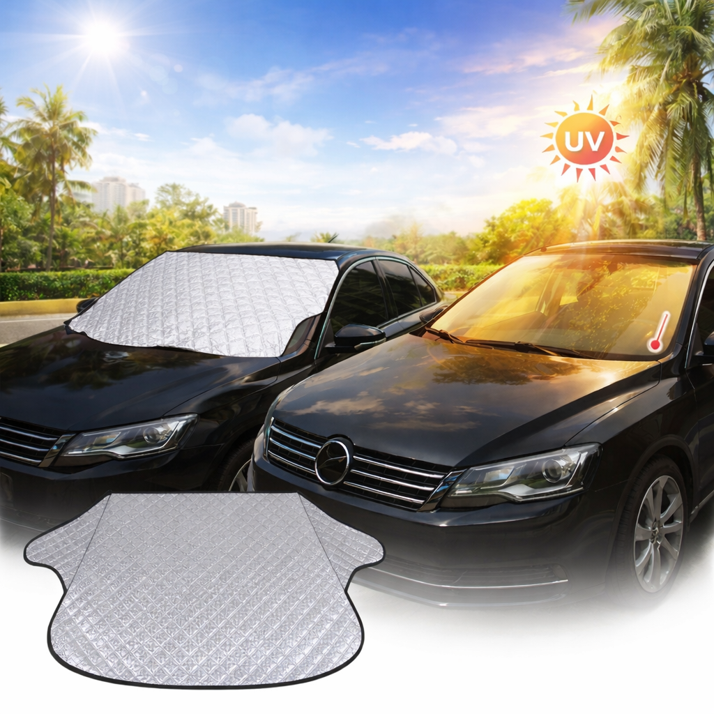 OTOHEROES Mayitr Pelindung Kaca Depan Mobil Anti UV Car Sun Shade 200x100cm - GS-004 Gambar produk OTOHEROES Mayitr Pelindung Kaca Depan Mobil Anti UV Car Sun Shade 200x100cm - GS-004