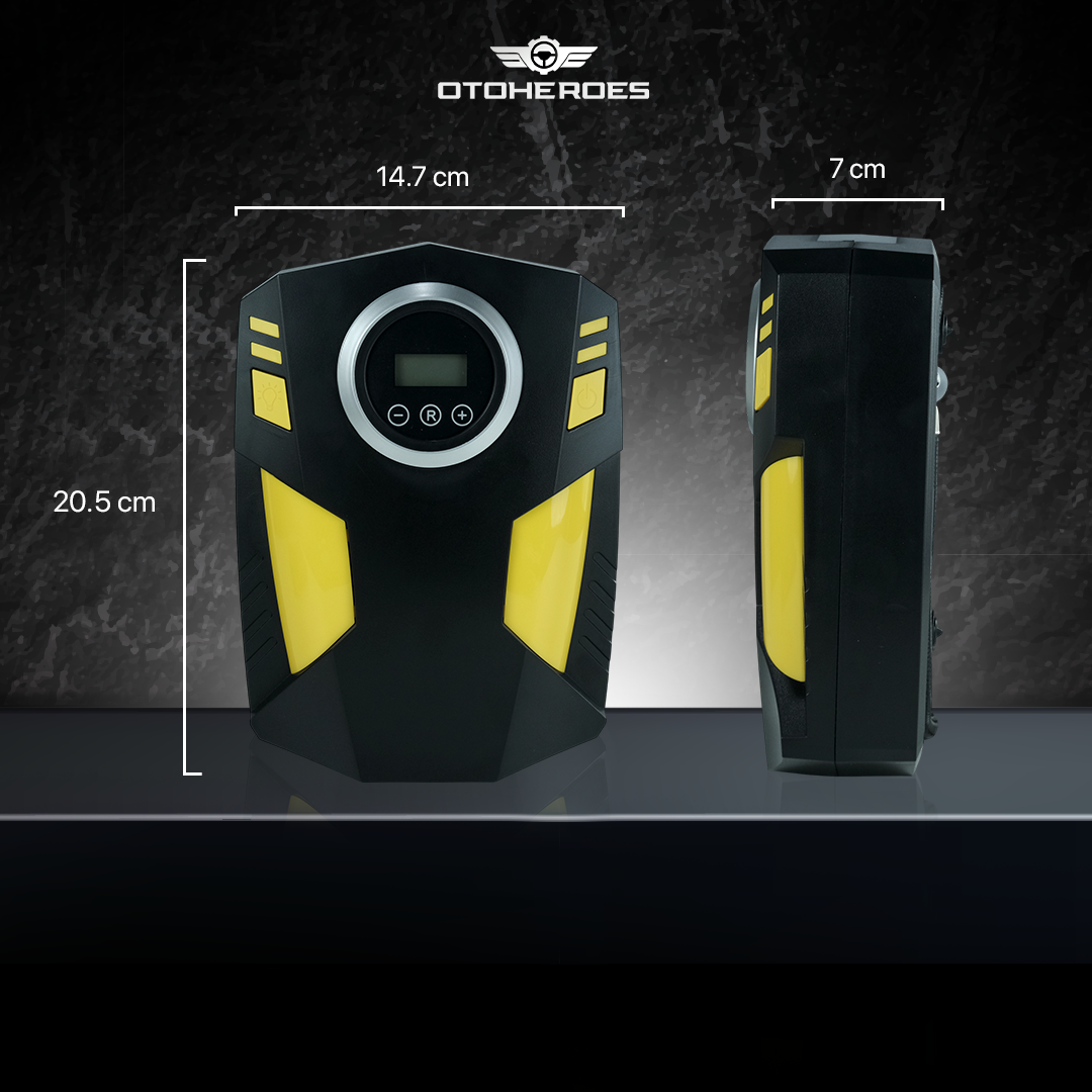 OTOHEROES Pompa Ban Elektrik Portable Air Compressor DC 12V 150 PSI - YD-787 Gambar produk OTOHEROES Pompa Ban Elektrik Portable Air Compressor DC 12V 150 PSI - YD-787