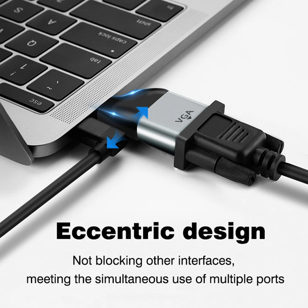 Gambar produk DZST OTG Adapter DP to Type C Display Port Female to Type C Male - D080