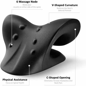 lpcbec Alat Relaksasi Leher Tulang Belakang Neck Pillow Relieve Pain - IPC22