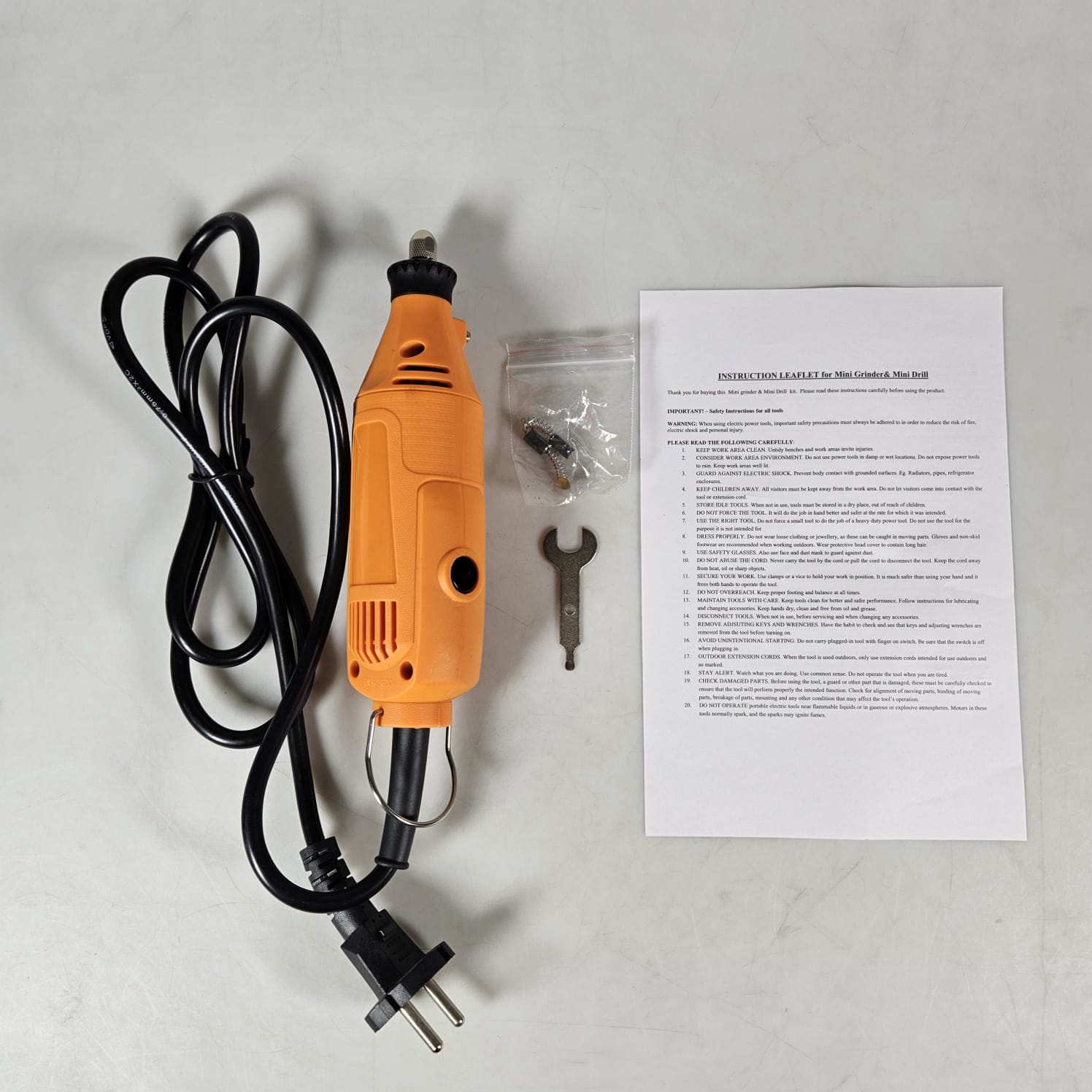 Gambar produk KRIMED Bor Listrik Polishing Engraver Die Grinder 200W 30000RPM - KR300