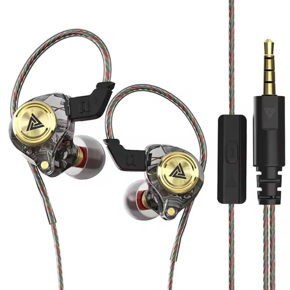 QKZ Earphone In-Ear Wired 3.5mm Detachable HiFi Stereo Sound with Mic - AK3 Gambar produk QKZ Earphone In-Ear Wired 3.5mm Detachable HiFi Stereo Sound with Mic - AK3
