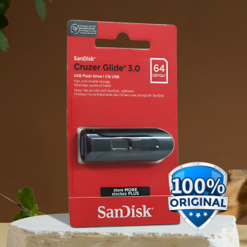 SanDisk Cruzer Glide Flashdisk USB 3.0 Retractable Secure Access - SDCZ600
