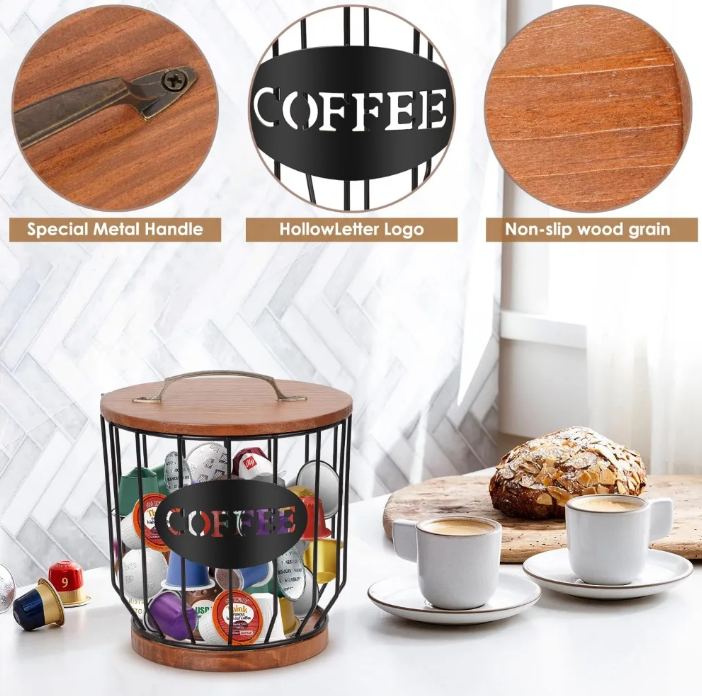 WORMER Tempat Kertas Filter Kopi Coffee Capsule Storage Holder - C150 Gambar produk WORMER Tempat Kertas Filter Kopi Coffee Capsule Storage Holder - C150