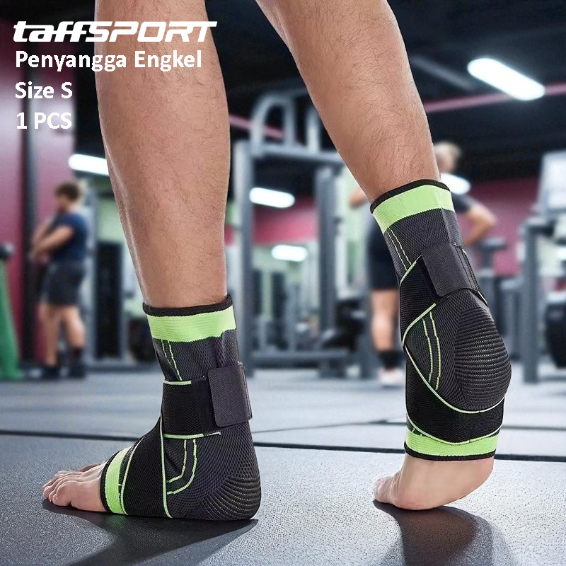 TaffSPORT Penyangga Engkel Sport Ankle Support Brace 1 PCS S - J6223 Gambar produk TaffSPORT Penyangga Engkel Sport Ankle Support Brace 1 PCS S - J6223