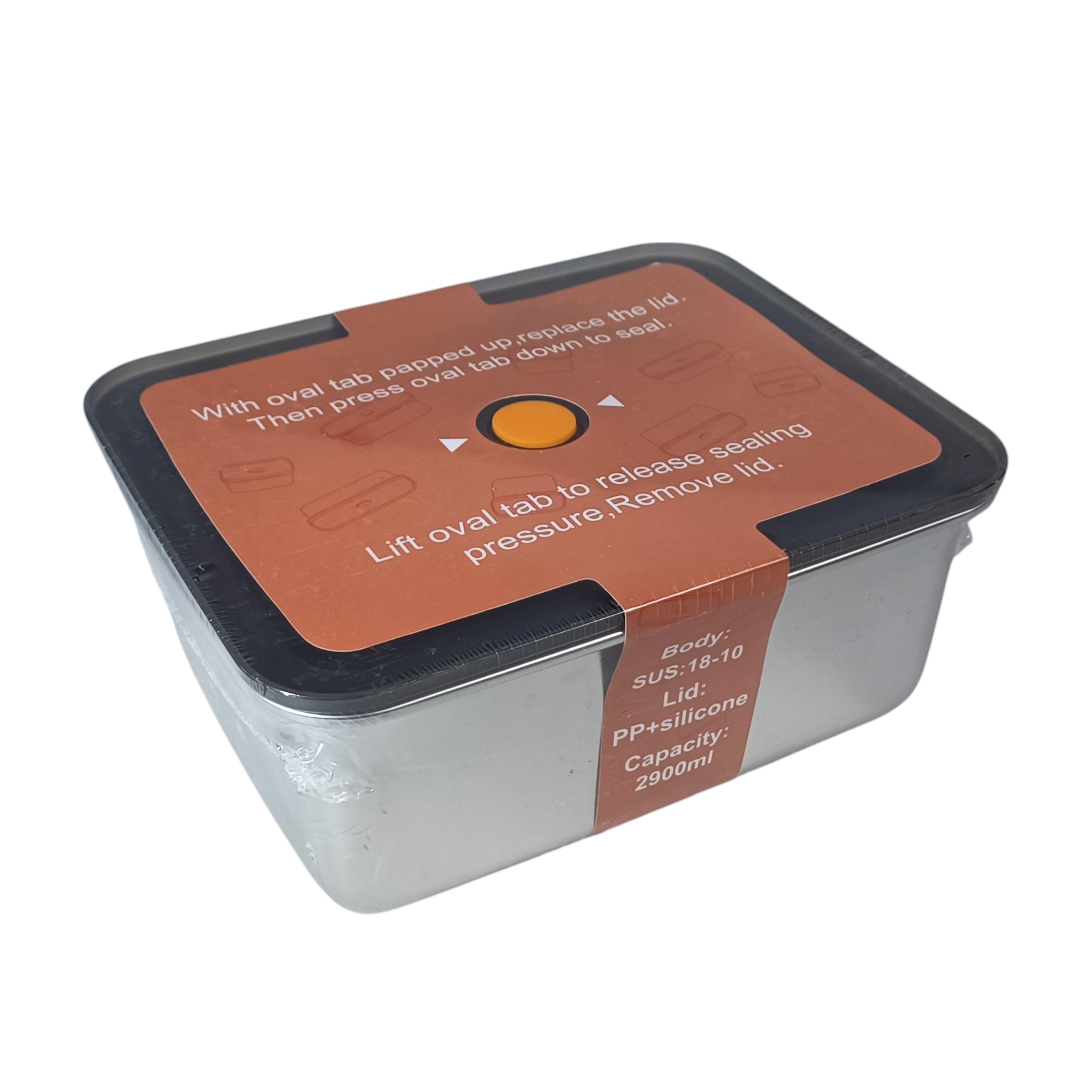 TaffHOME Kotak Makan Lunch Box Multifunction Stainless Steel 304 2900ml - AC-21 Gambar produk TaffHOME Kotak Makan Lunch Box Multifunction Stainless Steel 304 2900ml - AC-21