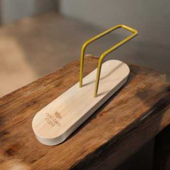 One Two Cups Coffee Filter Paper Holder Wood Tempat Kertas Filter - P-55