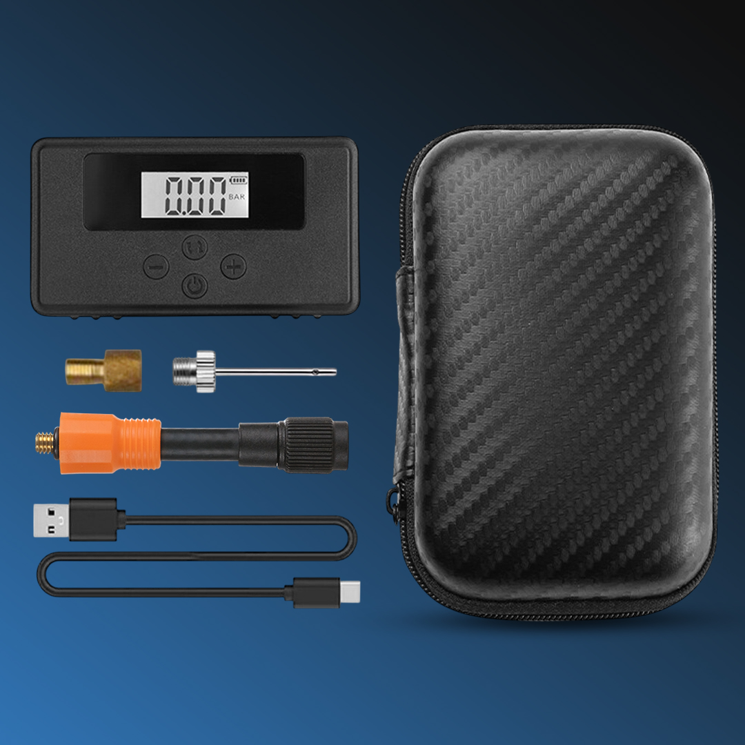 BENGGUO Pompa Ban Elektrik Portable Air Compressor 150 PSI 600mAh - BG12 Gambar produk BENGGUO Pompa Ban Elektrik Portable Air Compressor 150 PSI 600mAh - BG12