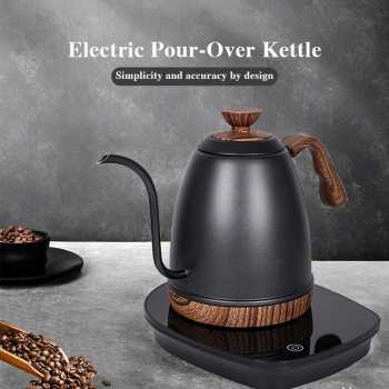 Ashata Teko Listrik Kopi Pemanas Air Leher Angsa Pour Over 600W 1L - GY-1500