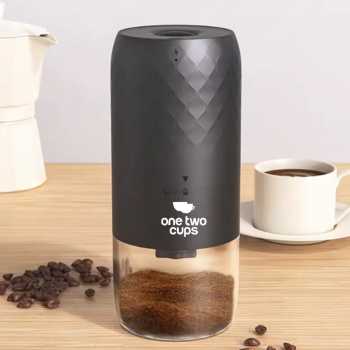 One Two Cups Alat Penggiling Kopi Elektrik Coffee Grinder 1800mAh - KMDJ-3A