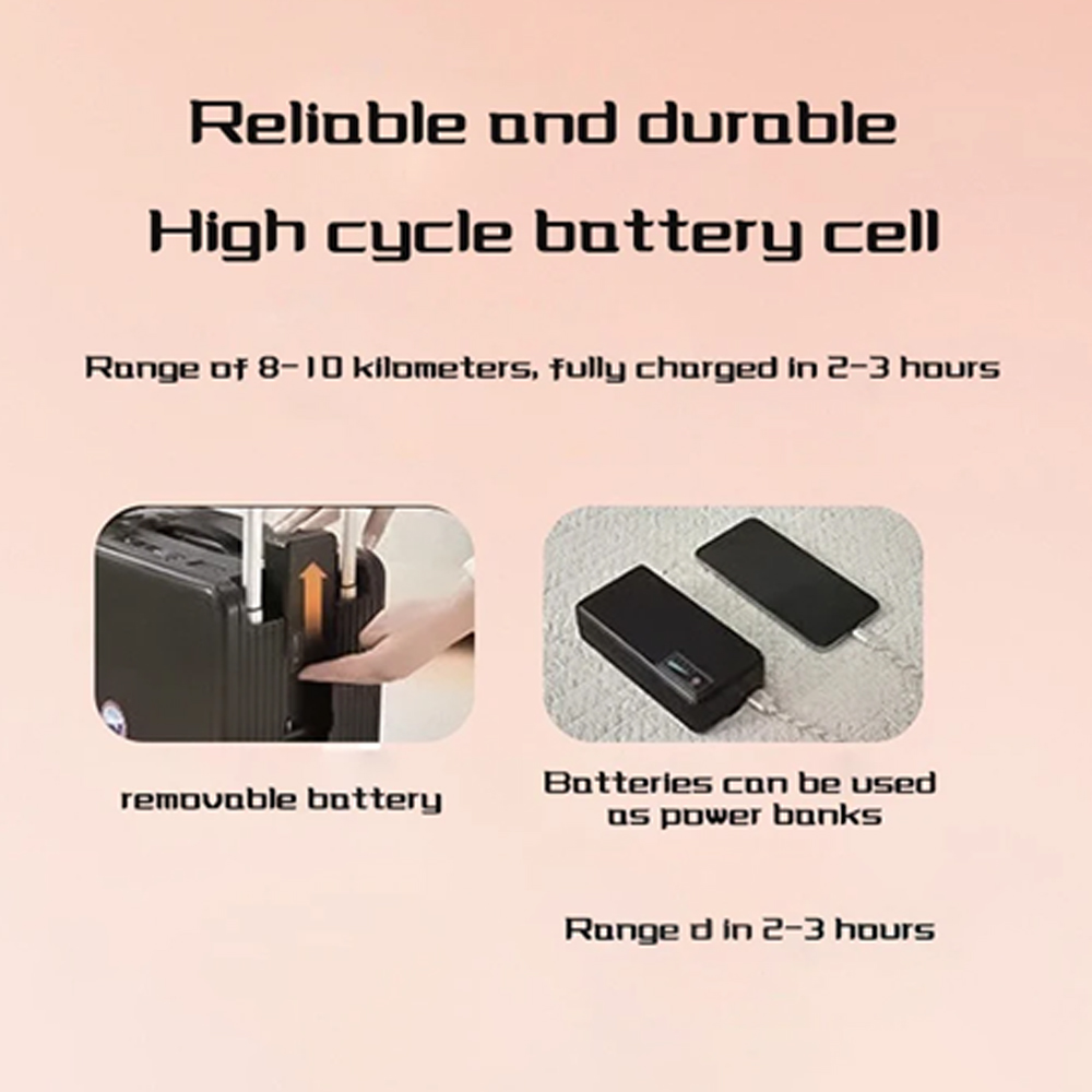 JATURUN Koper Skuter Elektrik Kabin Airwheel Style Luggage 20 Inch - SE70 Gambar produk JATURUN Koper Skuter Elektrik Kabin Airwheel Style Luggage 20 Inch - SE70