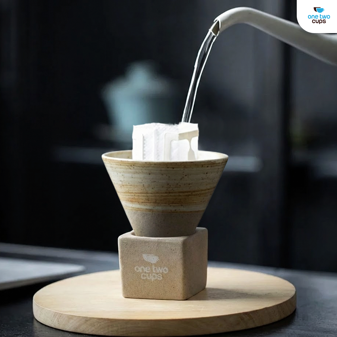 One Two Cups Gelas Keramik Kopi Teh Japanese Cone Shape Cup 100ml - PDQ001 Gambar produk One Two Cups Gelas Keramik Kopi Teh Japanese Cone Shape Cup 100ml - PDQ001