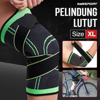 Gambar produk TaffSPORT Pelindung Lutut Knee Support Compression Sport Fitness XL - SS7