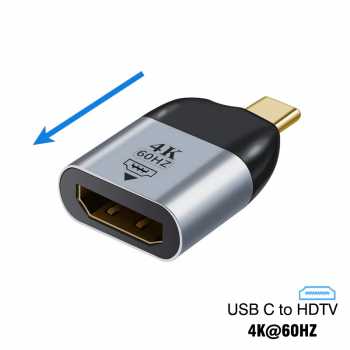 DZST OTG Adapter HDTV Female to Type C Male 4K 60Hz - D088