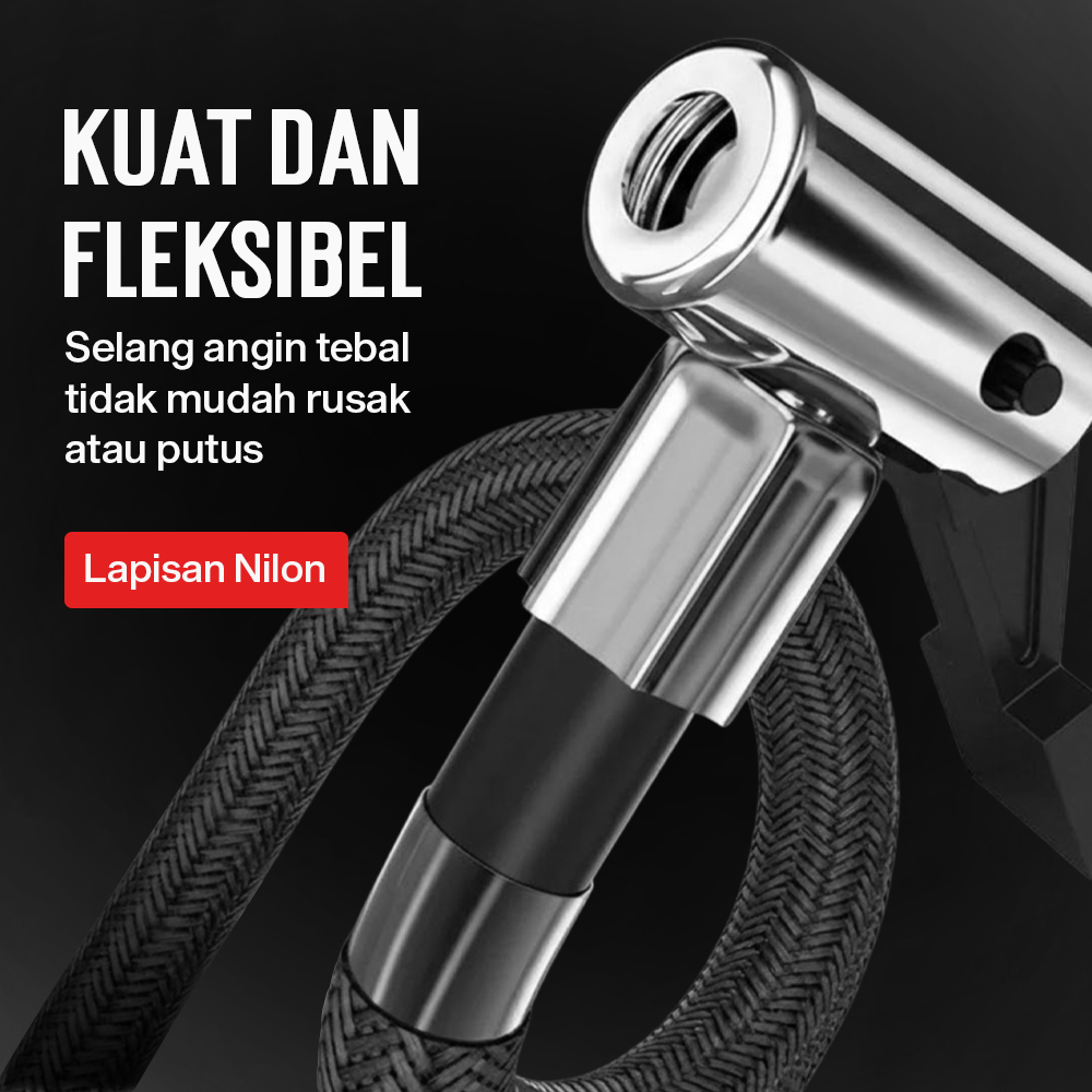 AIKESI Pompa Ban Elektrik Portable Air Compressor DC 12V 150 PSI - AKS-5501 Gambar produk AIKESI Pompa Ban Elektrik Portable Air Compressor DC 12V 150 PSI - AKS-5501