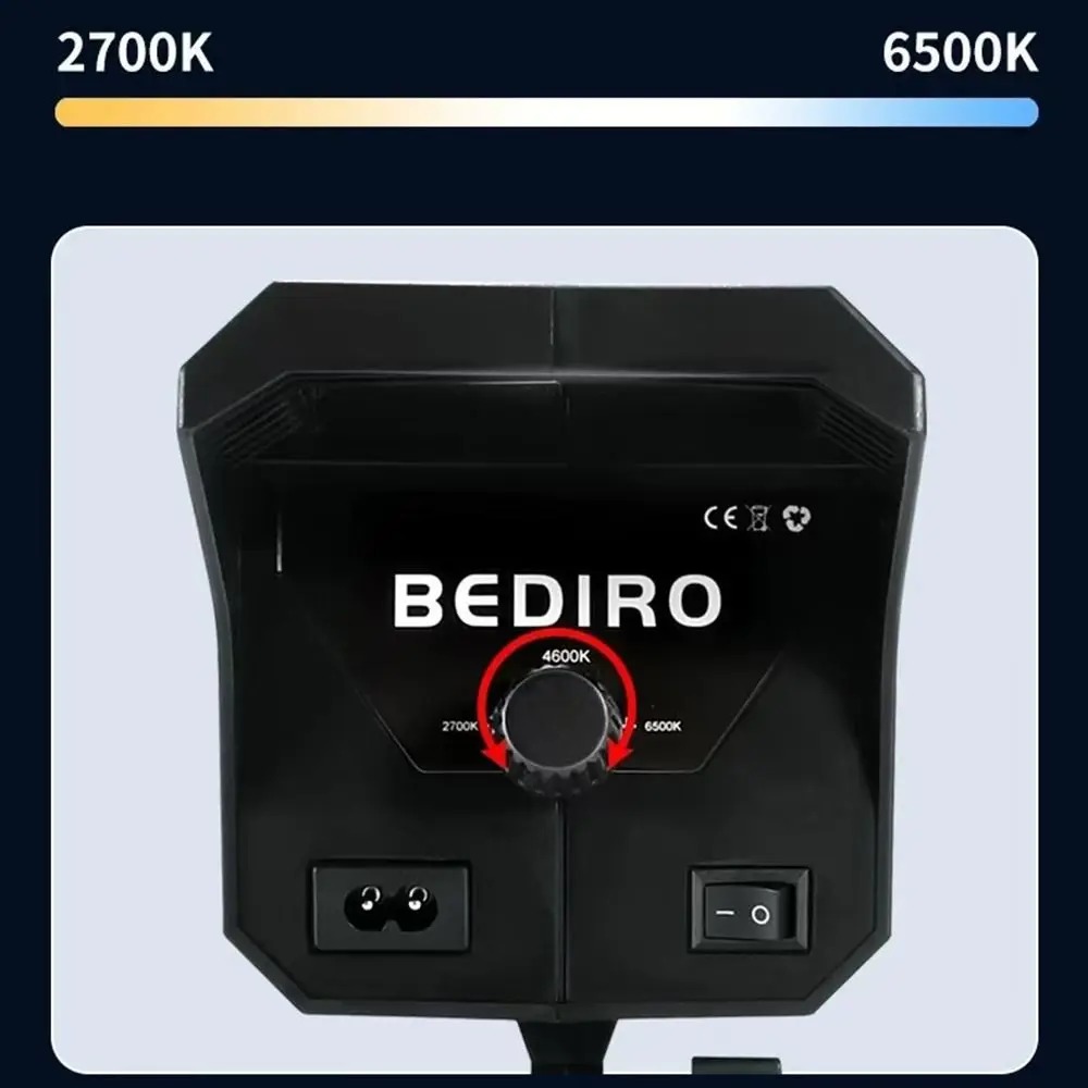 BEDIRO Lampu Studio LED Fill Light 3in1 Color Universal Mount 100W - BD400-SS Gambar produk BEDIRO Lampu Studio LED Fill Light 3in1 Color Universal Mount 100W - BD400-SS