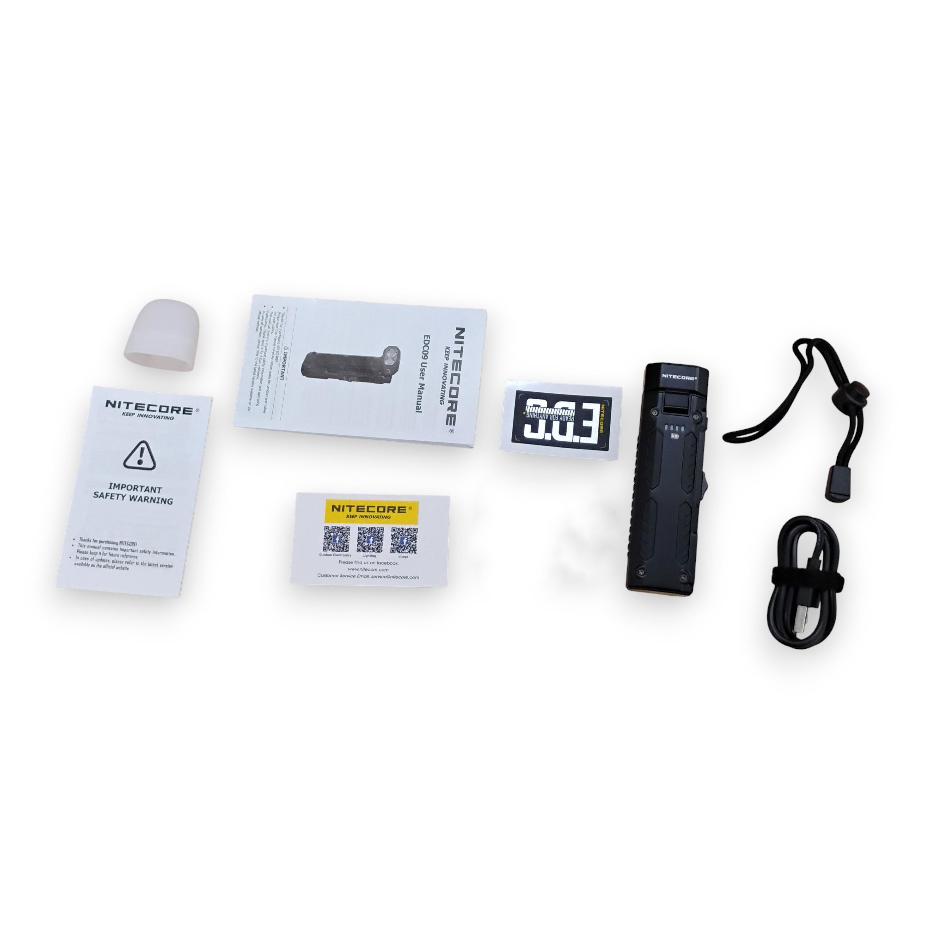 Gambar produk NITECORE Senter LED Flashlight MCT UHE 3in1 Color IPX6 1600 Lumens - EDC09