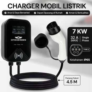 OTOHEROES Charger Mobil Listrik EV Swipe Card Type2 Female AC Charging - PG01