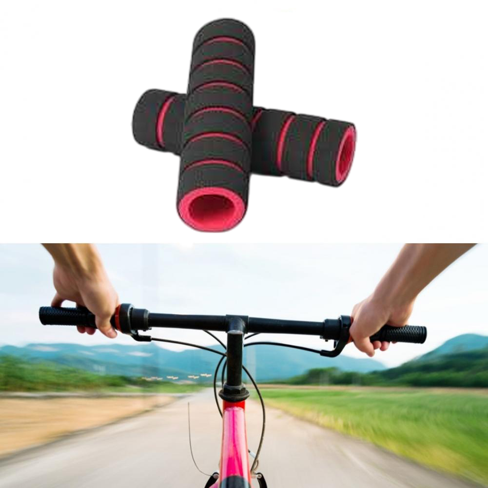 TaffSPORT Grip Gagang Sepeda Bike Handlebar Spons Grip 1 Pair - GH-081H Gambar produk TaffSPORT Grip Gagang Sepeda Bike Handlebar Spons Grip 1 Pair - GH-081H