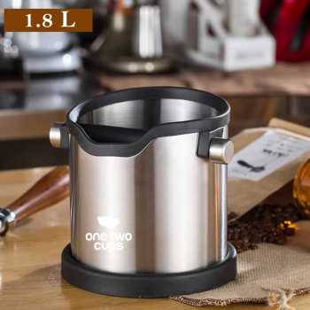 One Two Cups Wadah Ampas Kopi Espresso Knock Box Container 1.8L - FK655