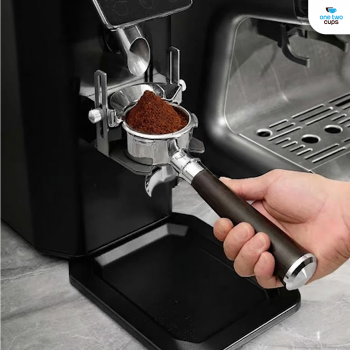 Gambar produk One Two Cups Portafilter Single Spout Stainless Steel 58mm Kayu Rosewood - AL304