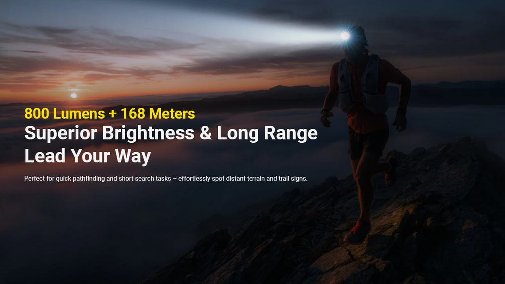 NITECORE Headlamp LED Senter Kepala NiteLab MCT UHE 800 Lumens - UT27 Pro Gambar produk NITECORE Headlamp LED Senter Kepala NiteLab MCT UHE 800 Lumens - UT27 Pro