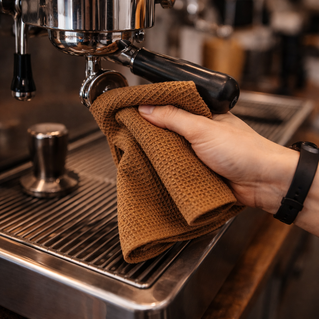 XW Kain Lap Barista Cleaning Waffle Towel High Absorbent 30x30cm 5 PCS - W-45P Gambar produk XW Kain Lap Barista Cleaning Waffle Towel High Absorbent 30x30cm 5 PCS - W-45P