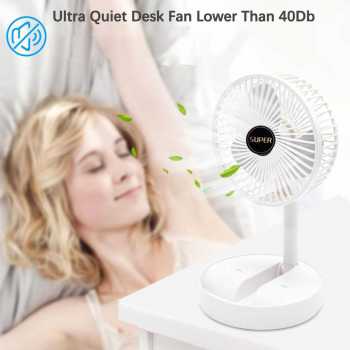 Gambar produk SUPER Kipas Angin Meja Portable Desk Fan USB 6.5 Inch 4.5W - A8