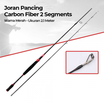 Gambar produk Kabinwang Joran Pancing Spinning Carbon Fiber 2 Segments 2.1M - KB361