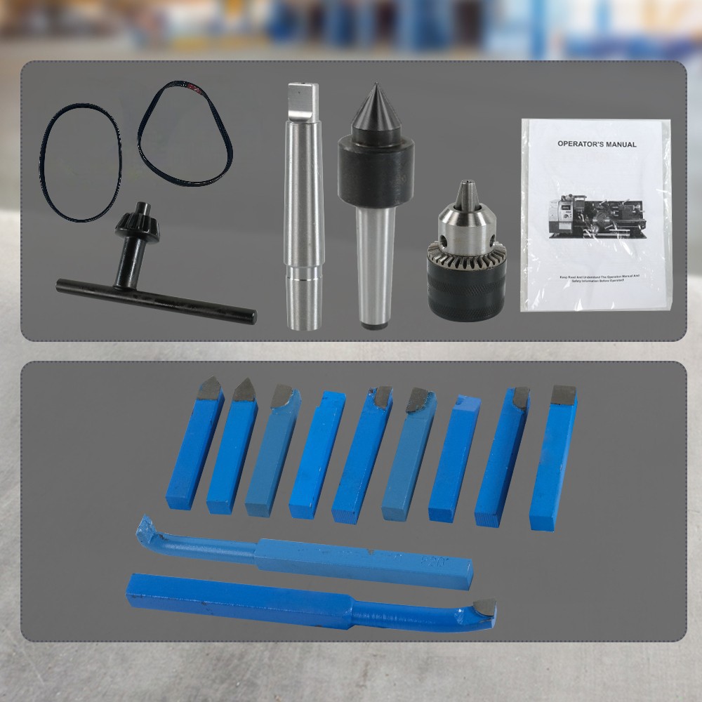 Taffware Mesin Bubut Mini Lathe Bench High-Power Brushless 1100W 400mm - MX-210V Gambar produk Taffware Mesin Bubut Mini Lathe Bench High-Power Brushless 1100W 400mm - MX-210V