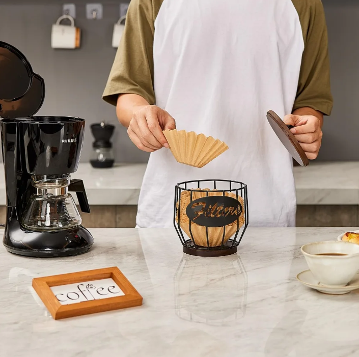 WORMER Tempat Kertas Filter Kopi Coffee Capsule Storage Holder - C150 Gambar produk WORMER Tempat Kertas Filter Kopi Coffee Capsule Storage Holder - C150