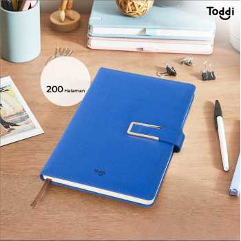 Toddi Buku Jurnal Hardcover Notebook Diary 68GSM 200 Halaman Lined - CW-28