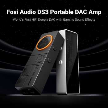 Fosi Audio Amplifier Headphone DAC Portable Surround Audio 220mW - DS3