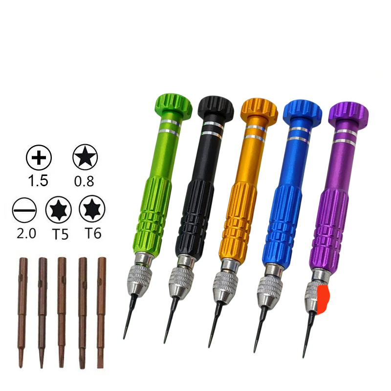 PEGASI Obeng Set 5in1 Reparasi Smartphone Maintenance Tools - T-JC501 Gambar produk PEGASI Obeng Set 5in1 Reparasi Smartphone Maintenance Tools - T-JC501