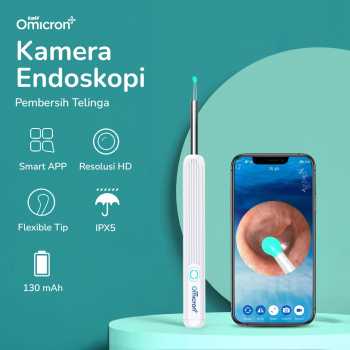 TaffOmicron Kamera Endoskopi Pembersih Telinga Endoscope Wireless - NE3