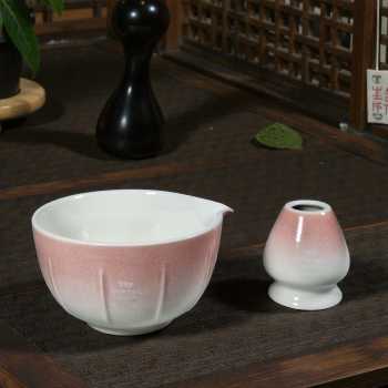 One Two Cups Mangkuk Chawan Chasen Stand Japanese Matcha Bowl 420ml