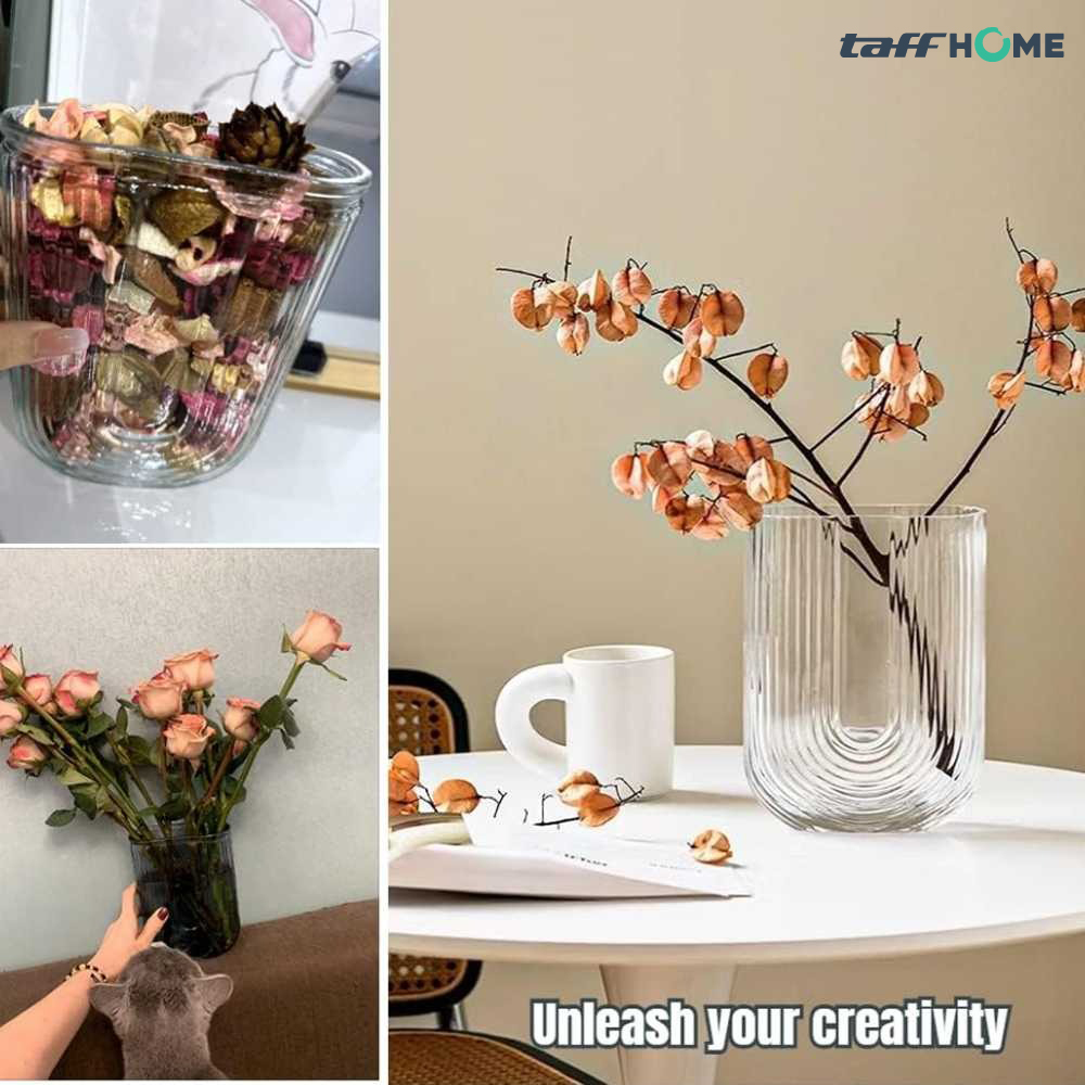 TaffHOME Vas Bunga Dekorasi Interior Ruang Tamu Model U - XS-U1 Gambar produk TaffHOME Vas Bunga Dekorasi Interior Ruang Tamu Model U - XS-U1