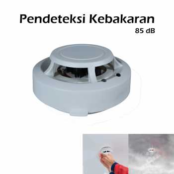 ROGMIR Pendeteksi Kebakaran Smoke Fire Detector Alarm with Test Button - RG1