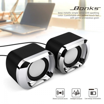 Gambar produk BONKS Multimedia Active Speaker Stereo 2.0 3W - DX12