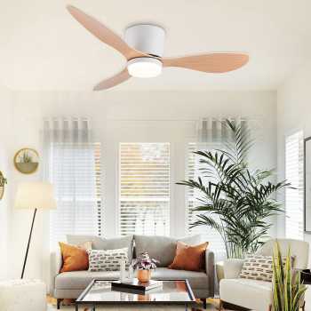 SOVE Kipas Angin Gantung Plafon Ceiling Fan 52 Inch with LED Light - FS2008