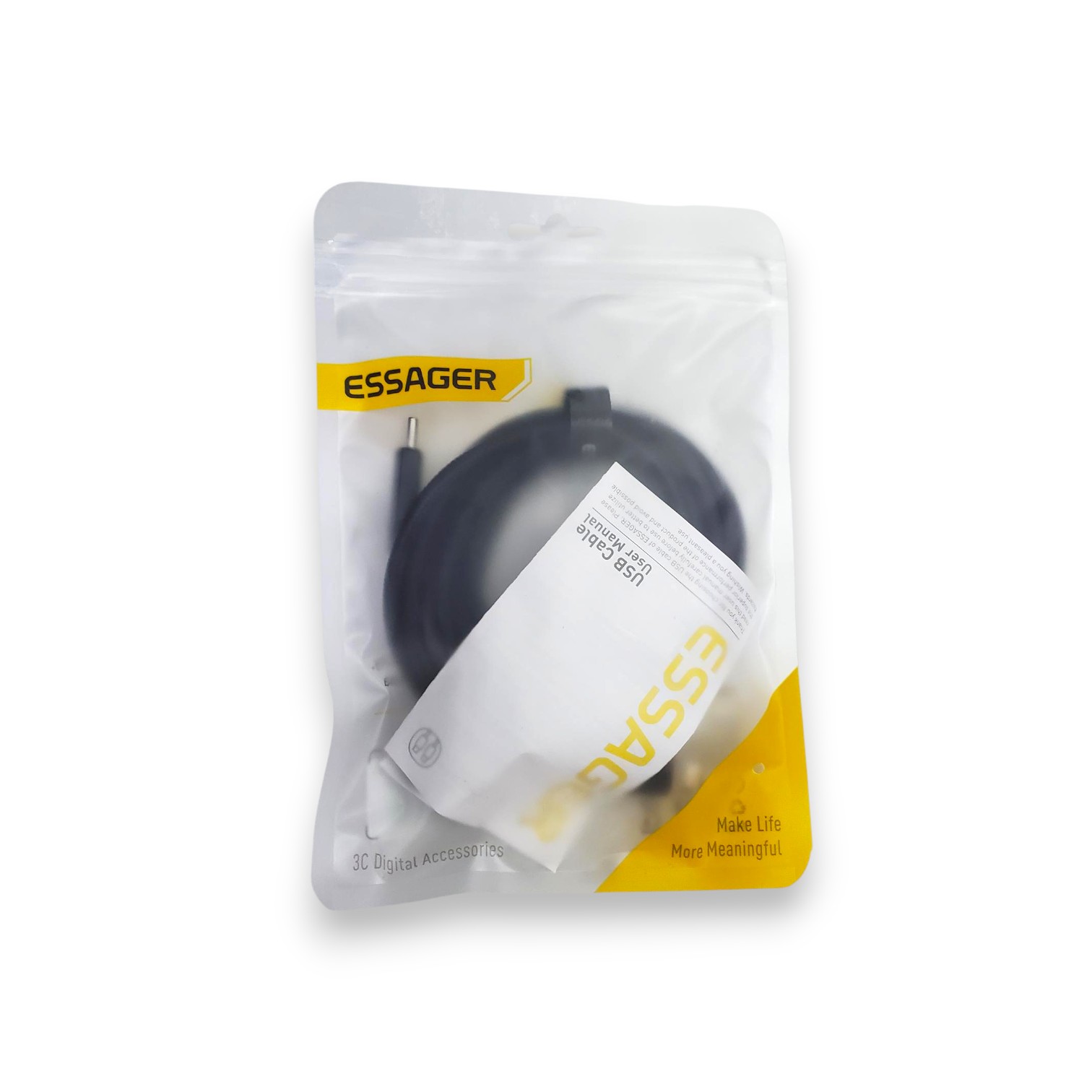 Gambar produk ESSAGER Kabel Data USB Type-C to Lightning Multifungsi LED Display 29W 2M - ES-X28